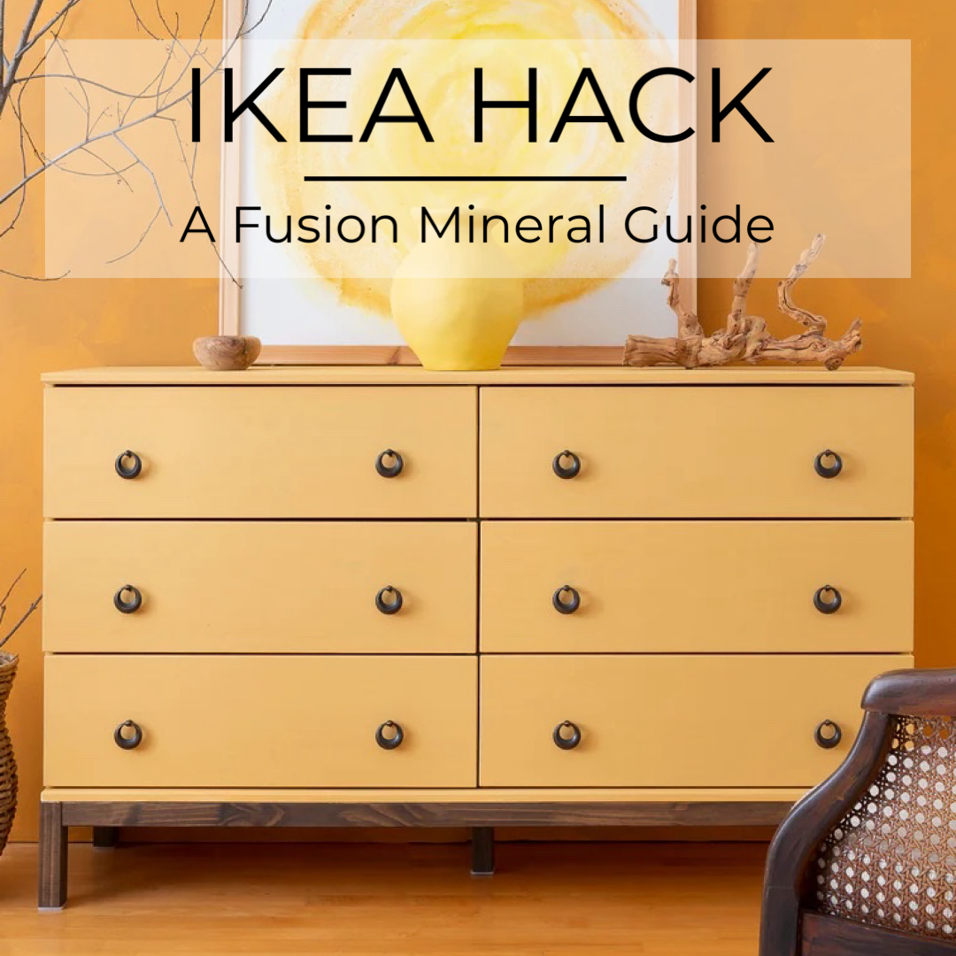 IKEA Painting Hack : Tarva Dresser in Prairie Sunset