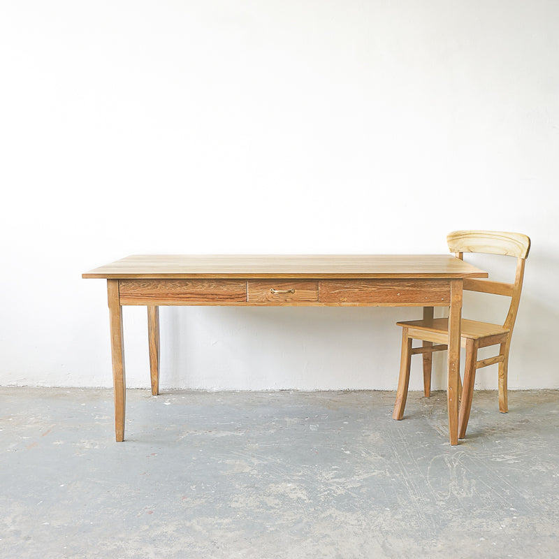 solid wood dining table