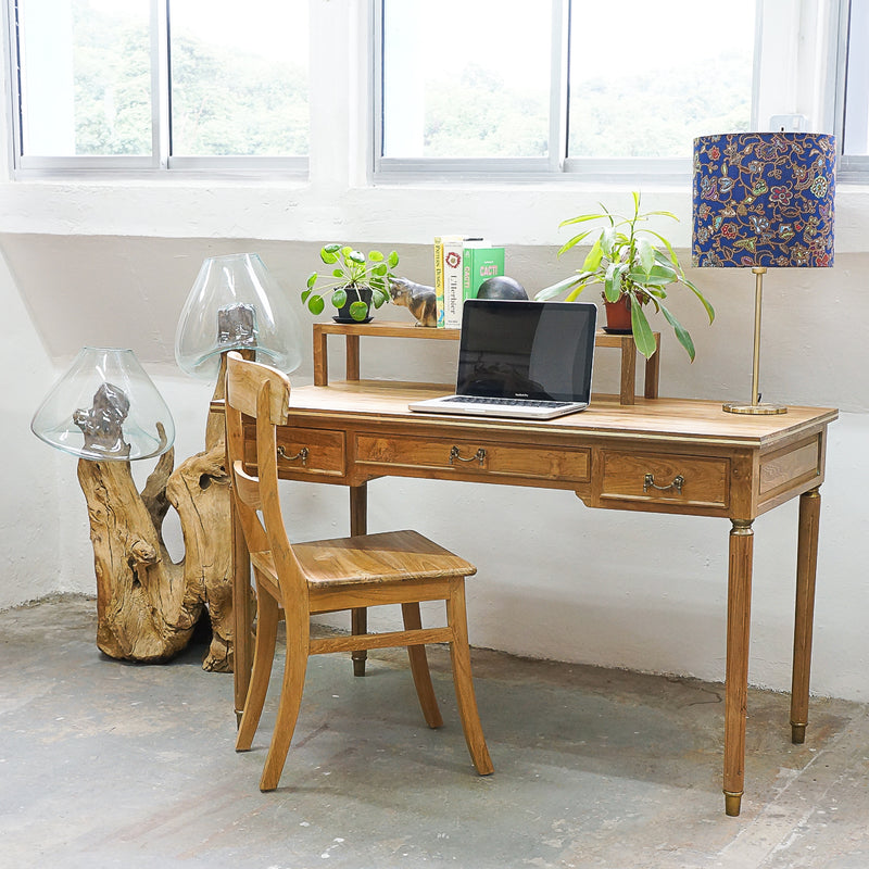 teak writing desk