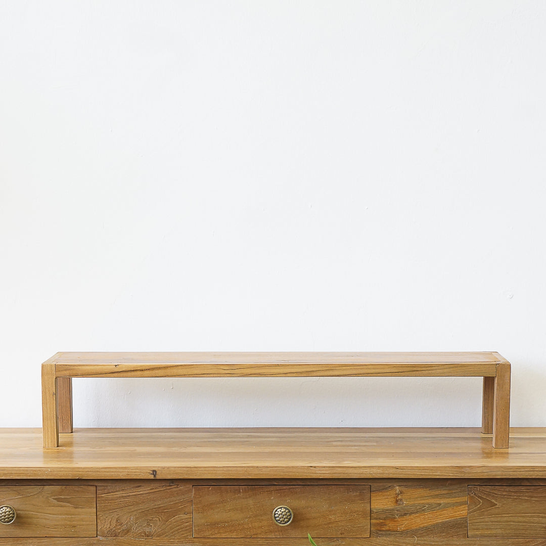 small teak shelf for display