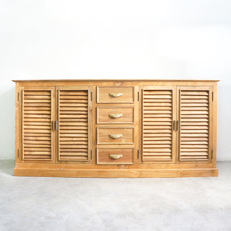 large teak sideboard buffet