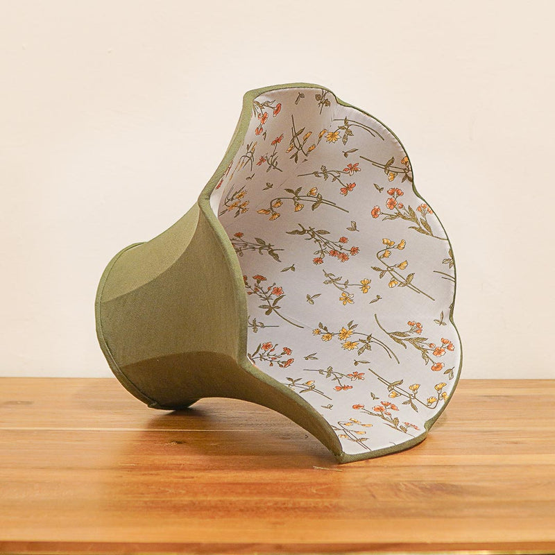 Custom made scalloped lampshade Singapore