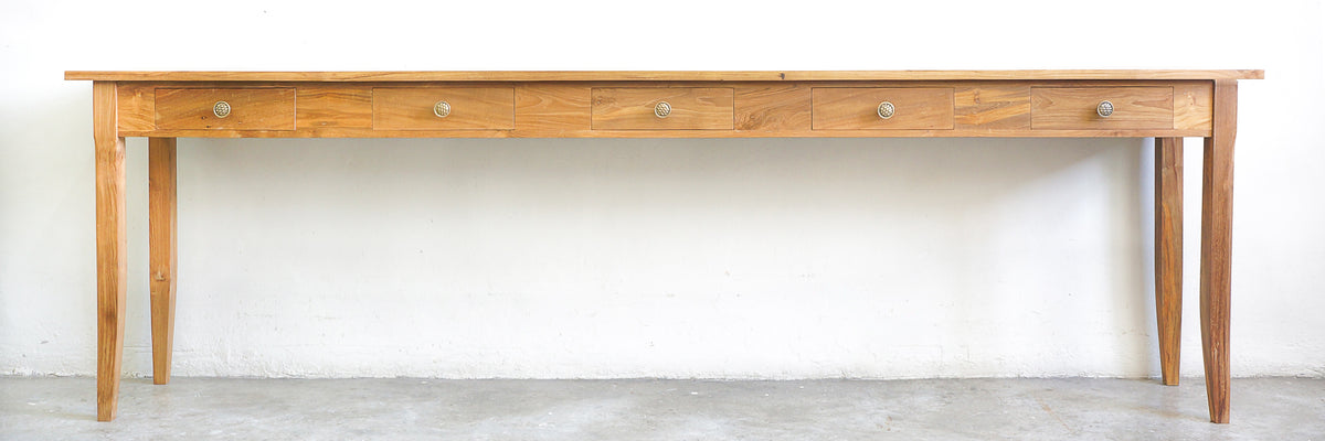 teak furniture console
