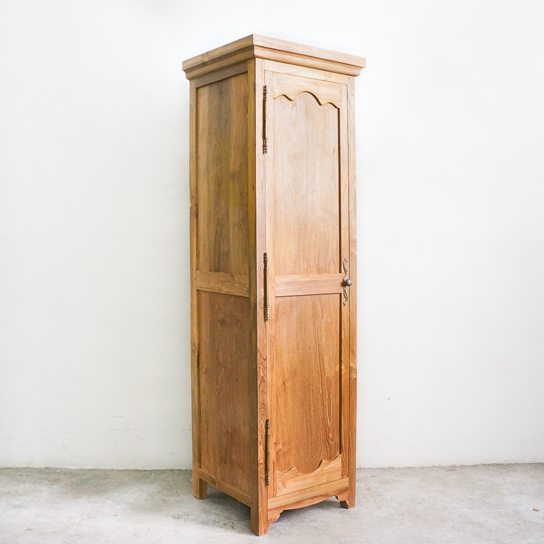 teak tall cabinet