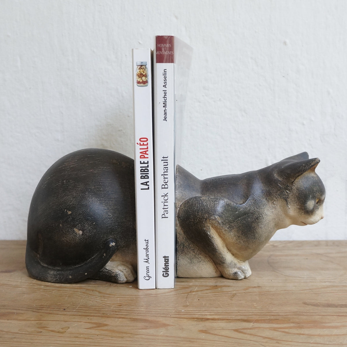 CAT BOOKENDS