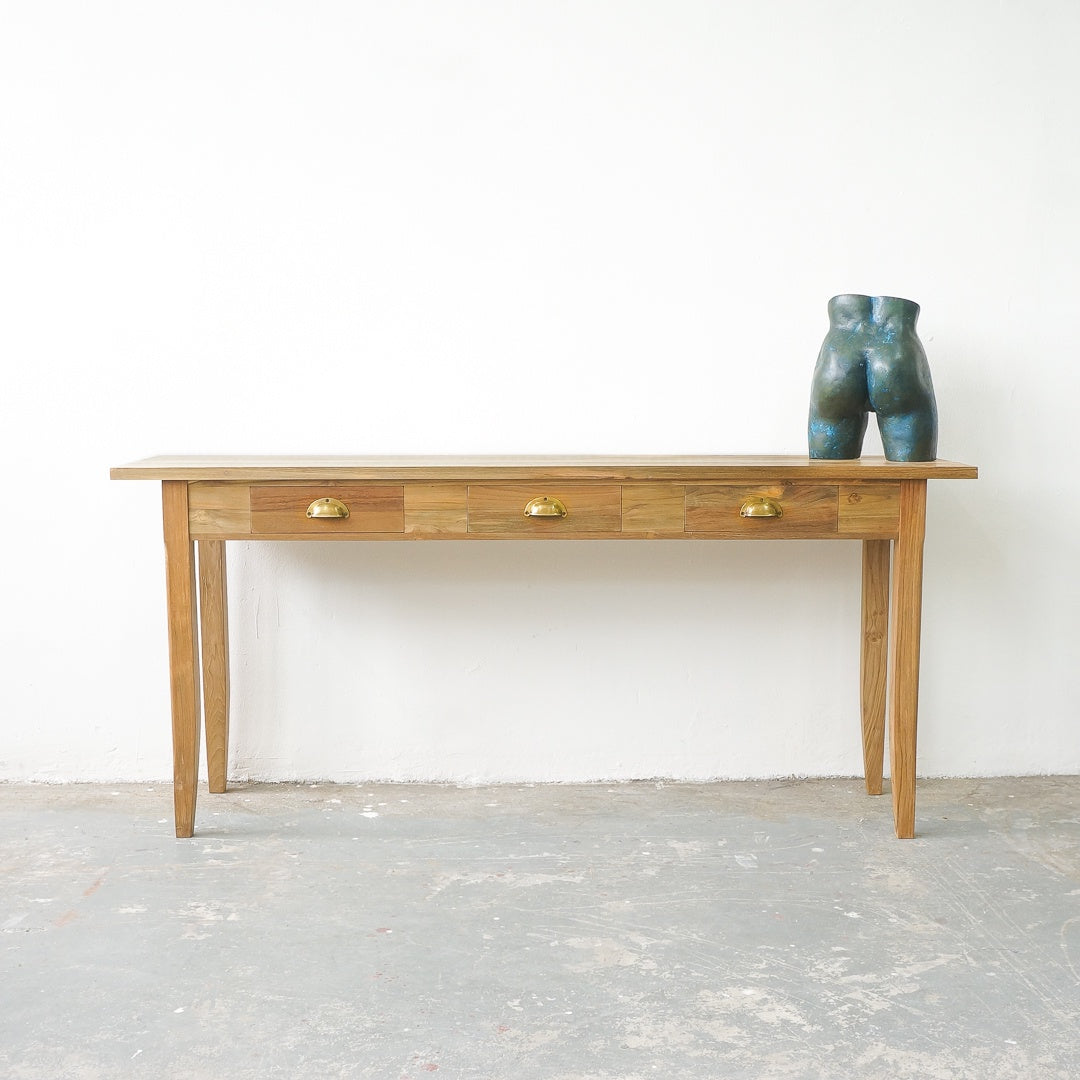 teak wood console singapore