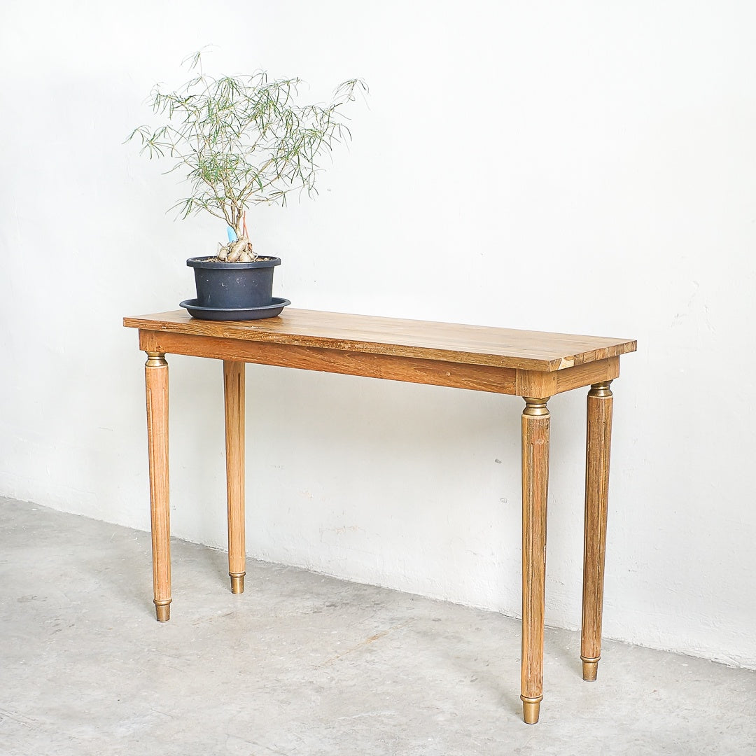 small teak console singapore