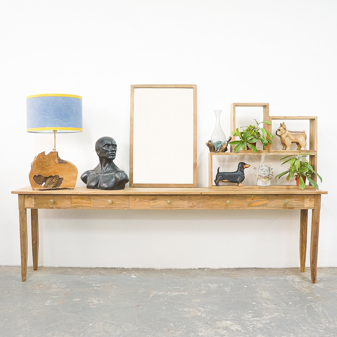 long teak console singapore