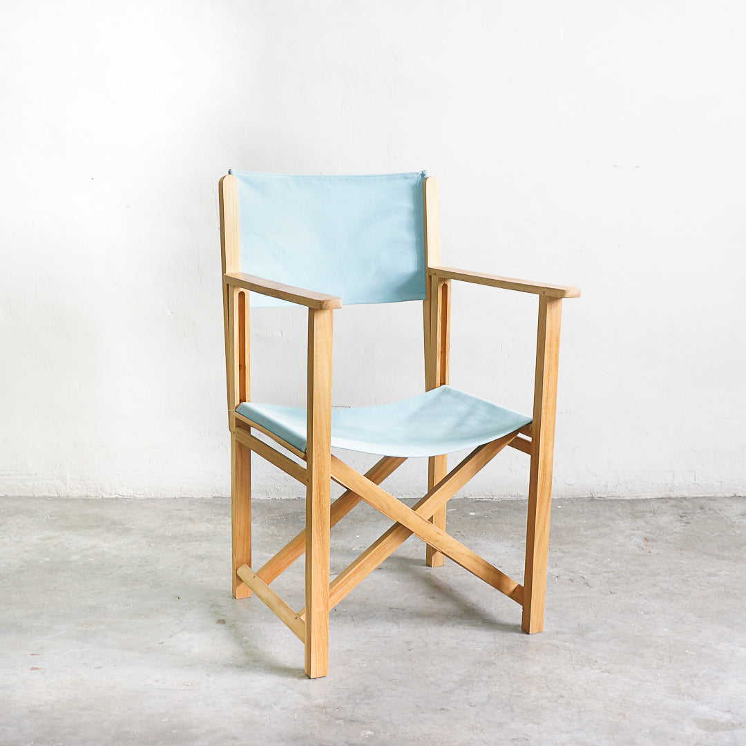 folding chair blue