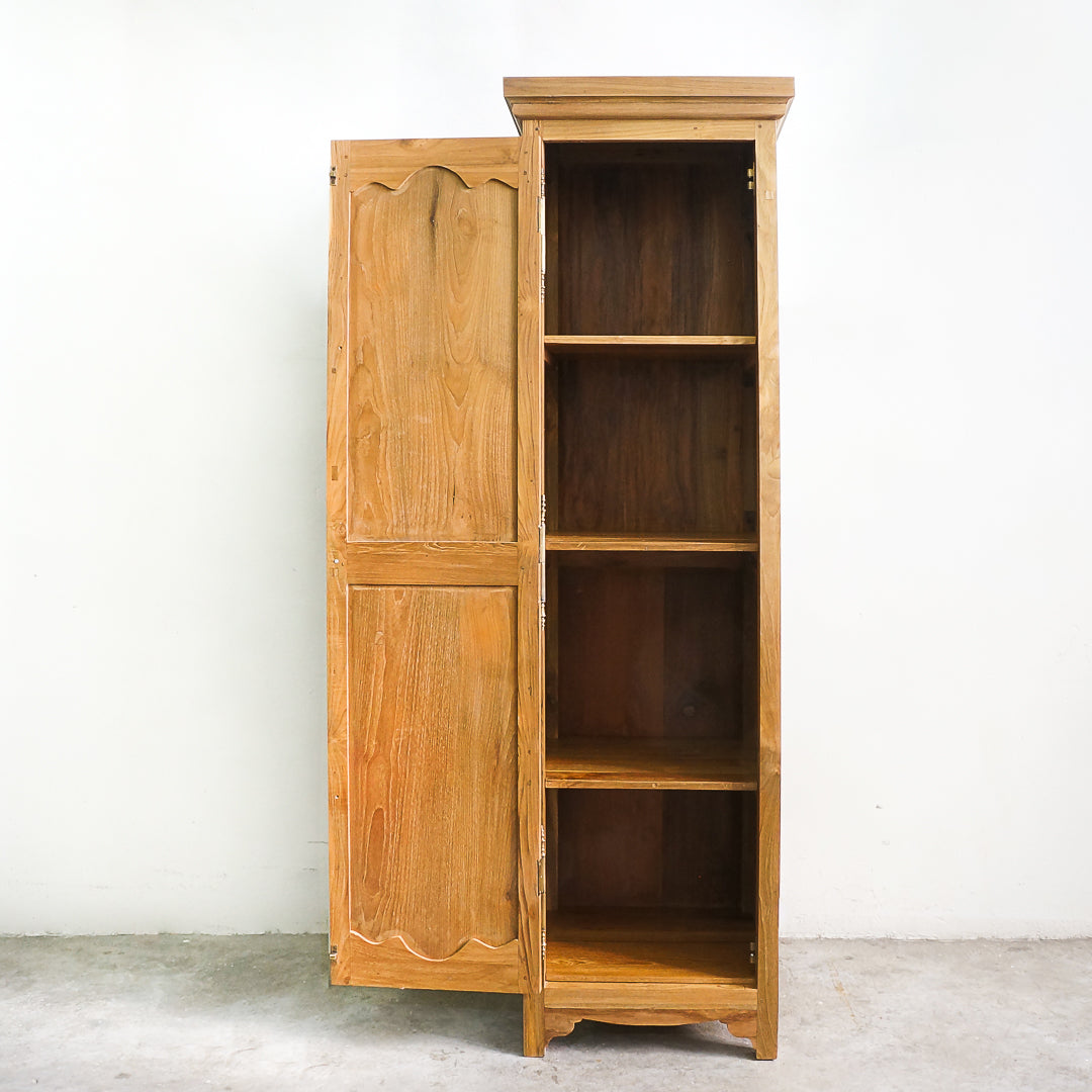 teak storage cabinet